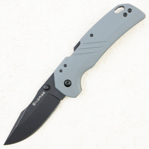 Нож Cold Steel Engage, AUS-10A, G-10 Gray, FL-30DPLD-10BGY - складной туристические ножи из стали